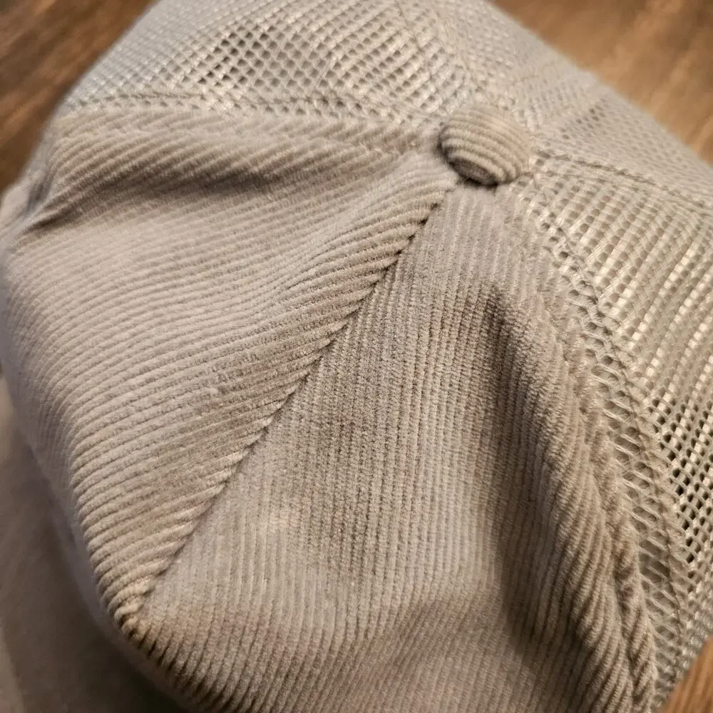 Stroh's Light Beer Brewery Corduroy Trucker Vintage Retro Dad Hat